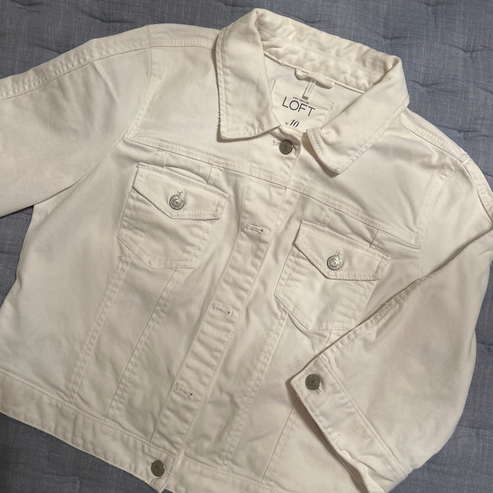 White Jean Jacket